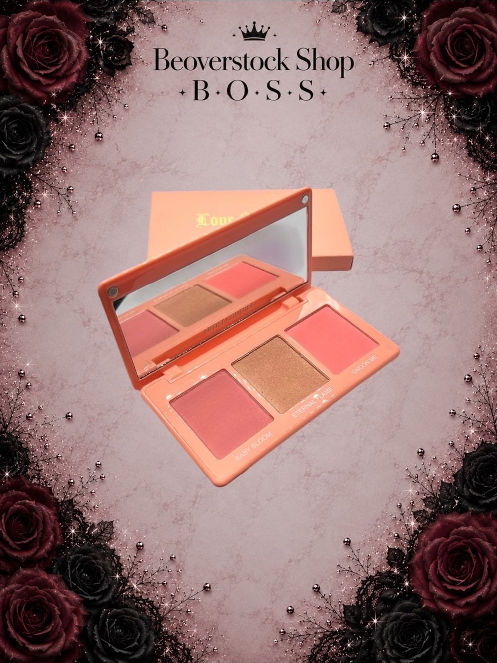 New NIB Artist Couture Love Sprung Face Palette – Blush & Highlight Trio